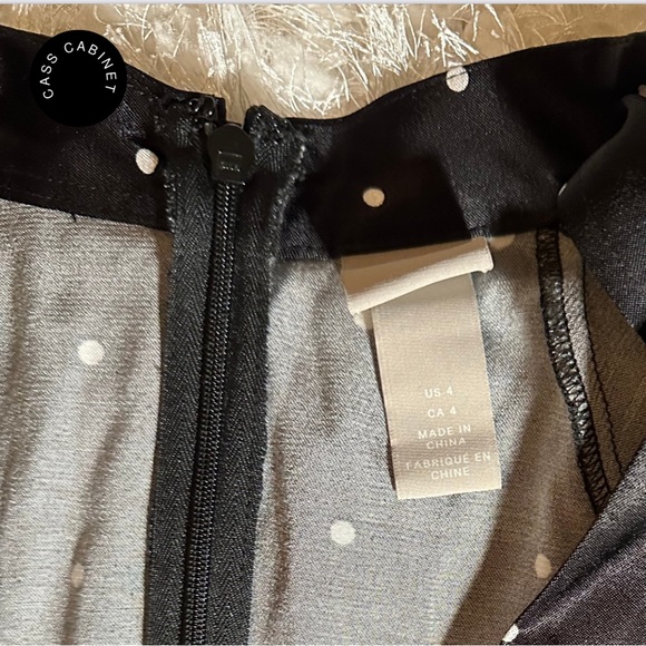 Polka dot long sleeve dress - Picture 4 of 4